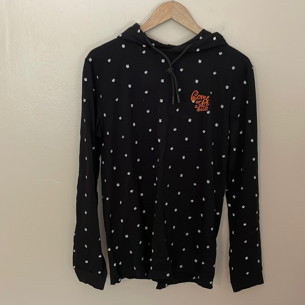 NWT Denim & Flower Ghost Hoodie